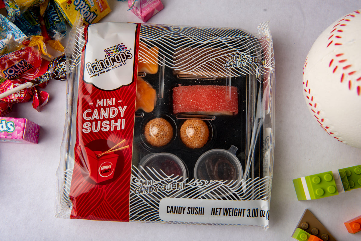 Raindrops Candy Gummy Sushi Bento Box