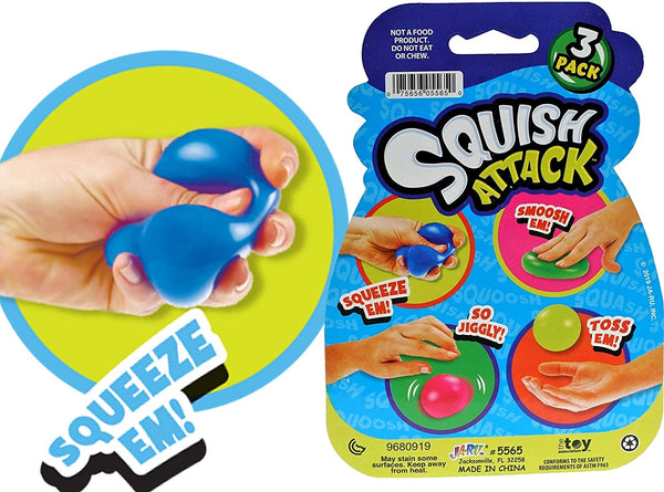 Squish Attack Squeeze Balls